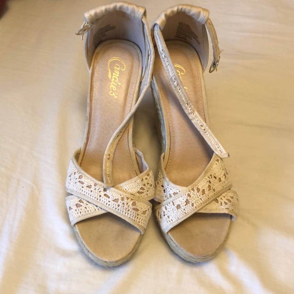 Candie’s Espadrilles. Size 9.